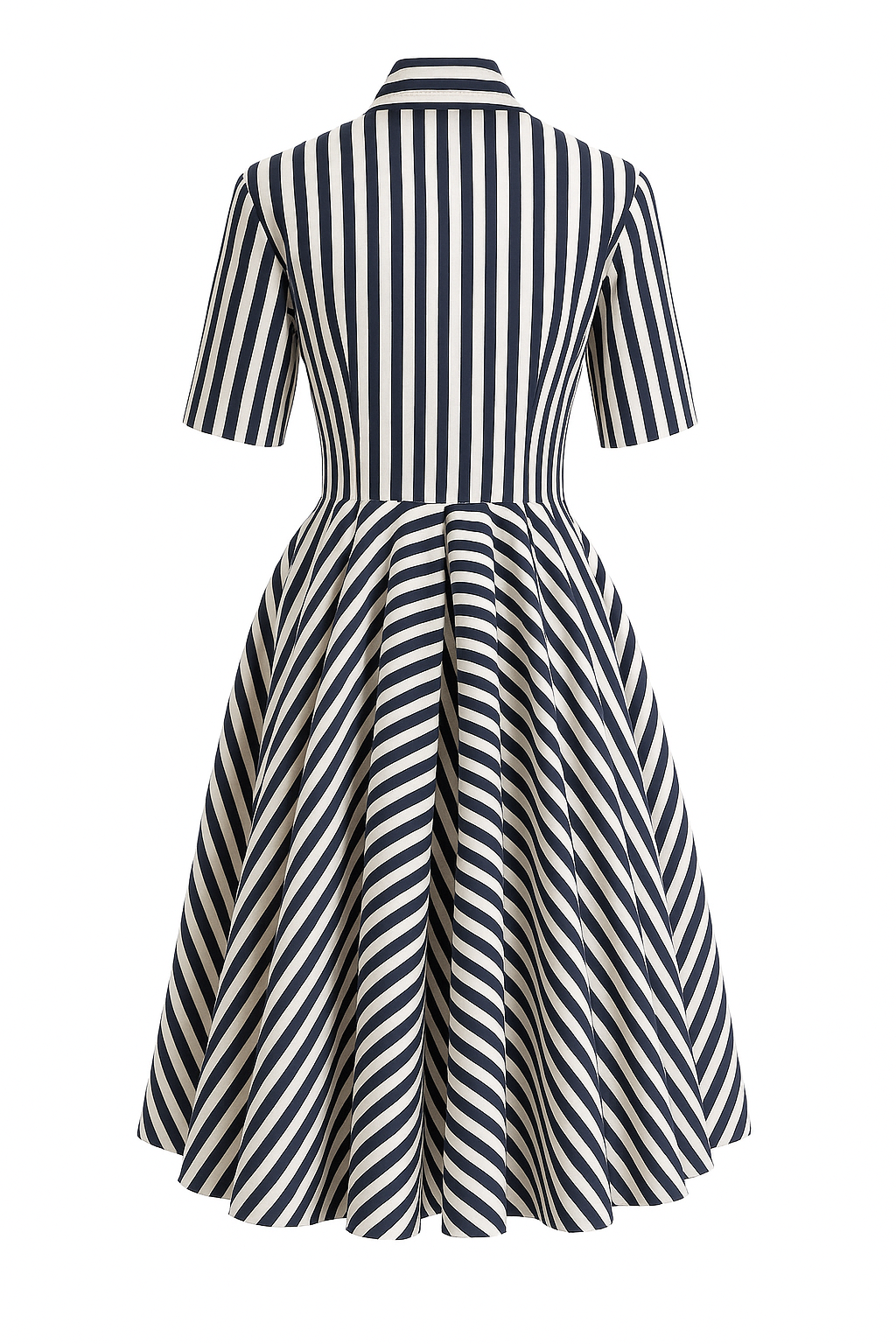 Blue Linen Rayon Dress