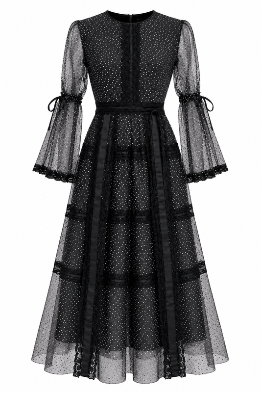 The Polka Dot Organdy Tulle Dress
