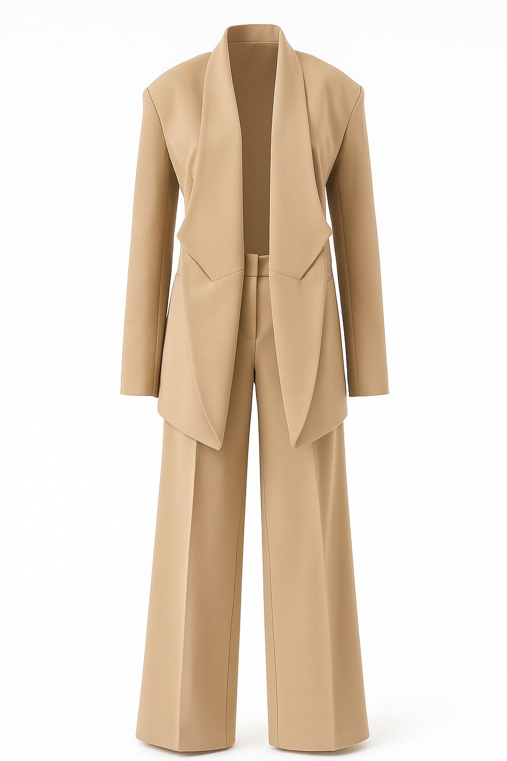 Cinched Nude Spandex Matching Set