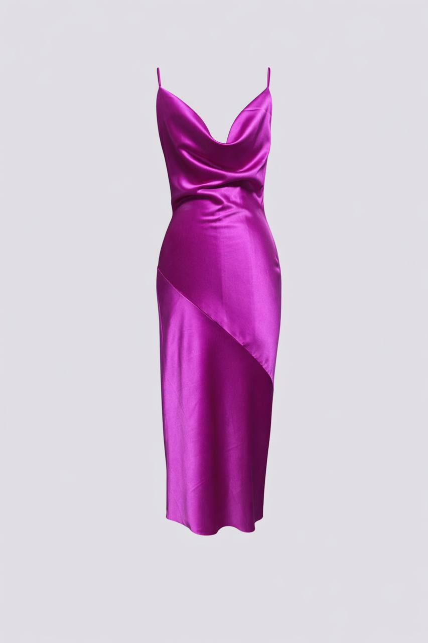 Afterglow Bias Cut Dress