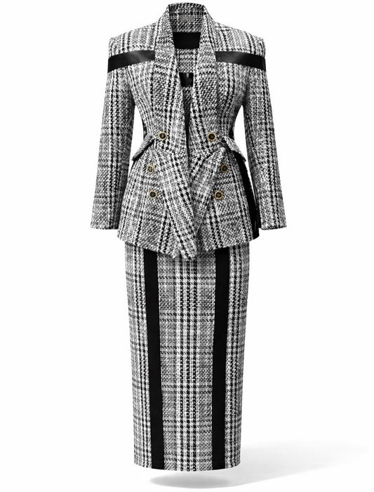 Vertical Power Tailored Suit Set