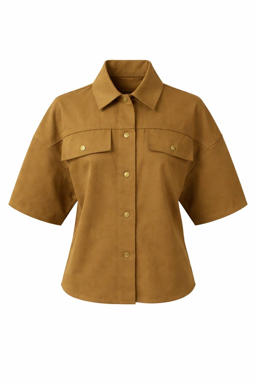 The Atlas Denim Utility Shirt – TsotetsiKL