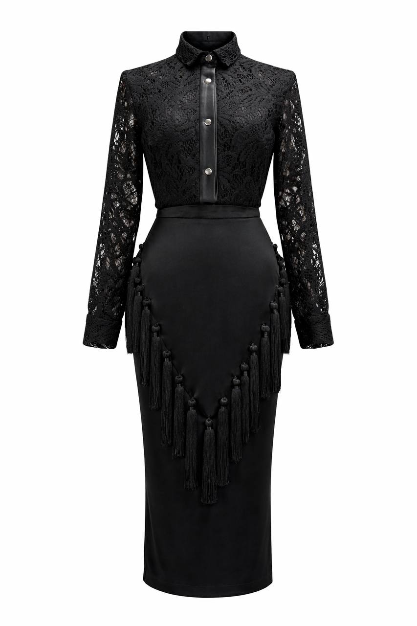 The Entree Corded Lace Shirt