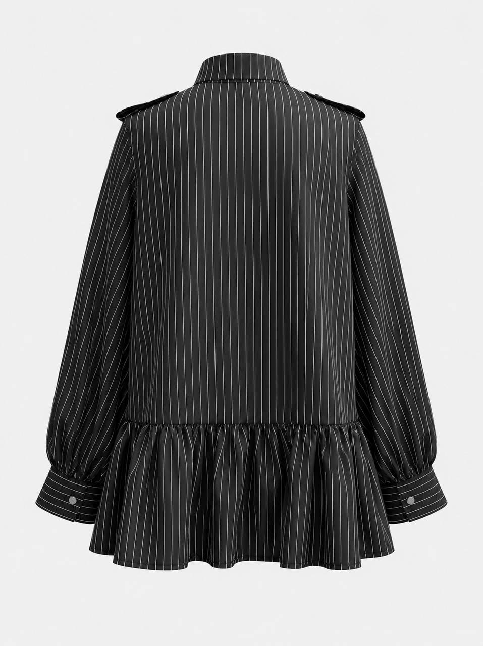 ETRO UTILITY PINSTRIPE SCULPT SHIRT