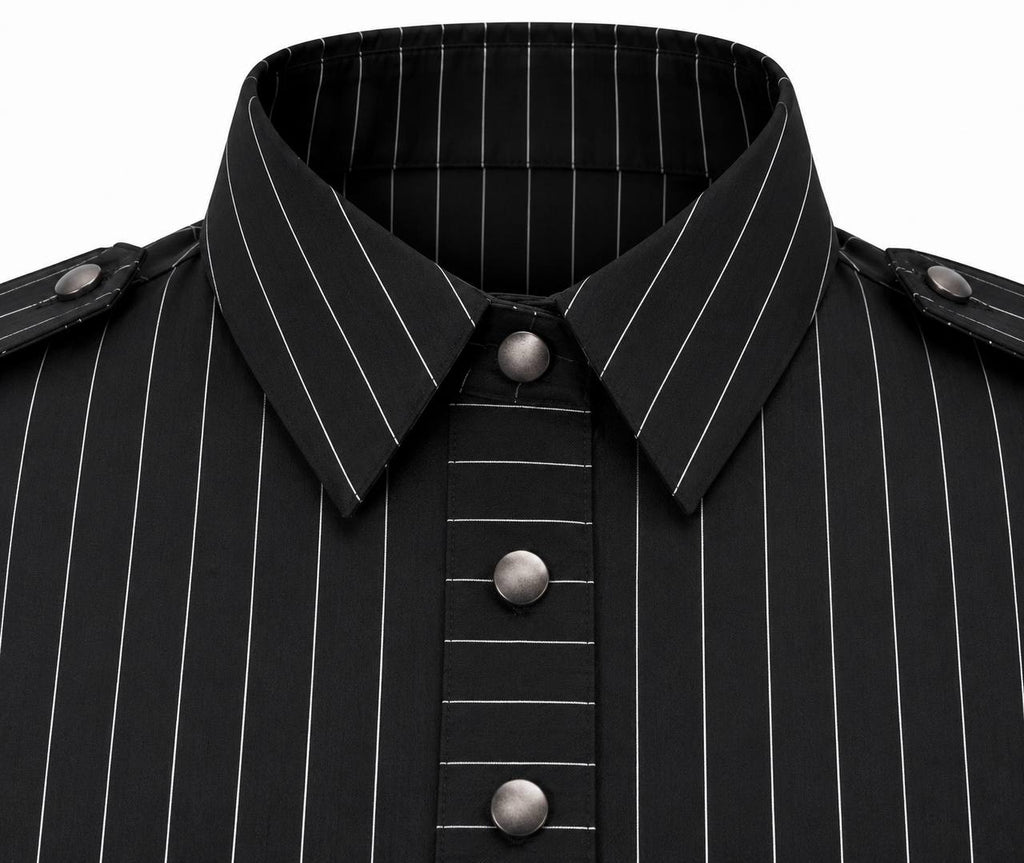 ETRO UTILIY PINSTRIPE SHIRT DRESS