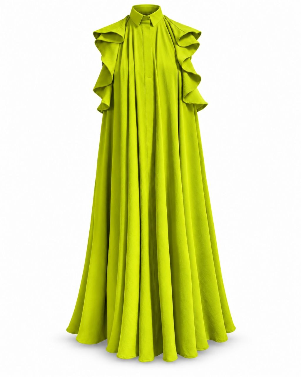 Sculptural Maxi Dress
