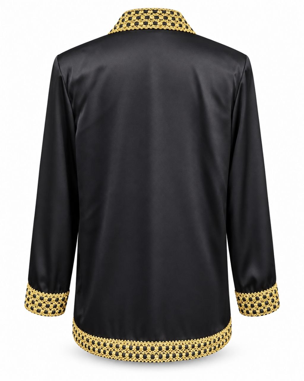Gilded Lattice Satin Jacket