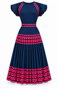 Melody Dress with Petersham Trim