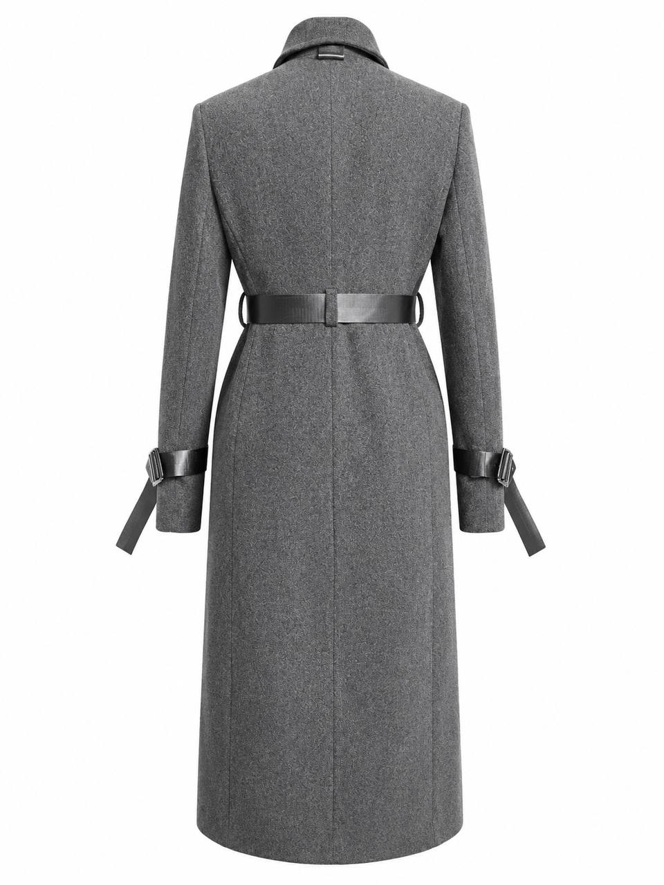 MELTON GREY TRACKSUIT COAT