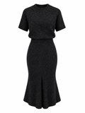 Voile T-shirt and Skirt by TsotetsiKL
