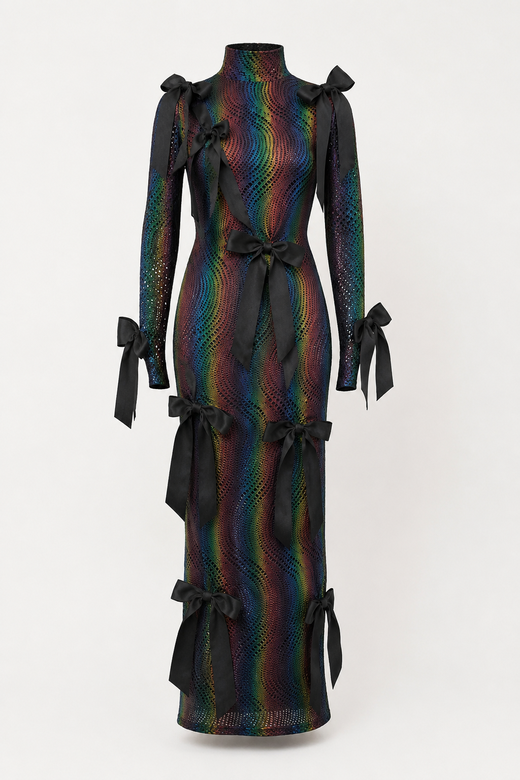 Sable Rainbow Ribbon Dress