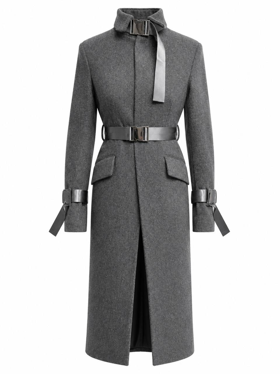 MELTON GREY COAT