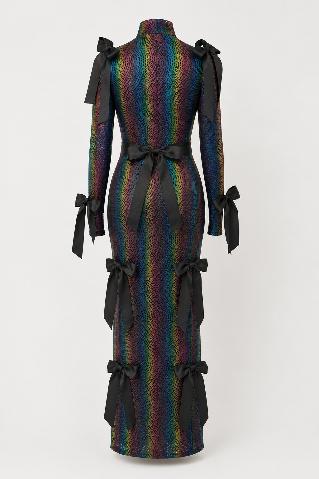 Sable Rainbow Ribbon Dress